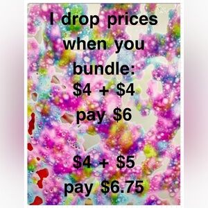 Bundle, then I’ll send the discount